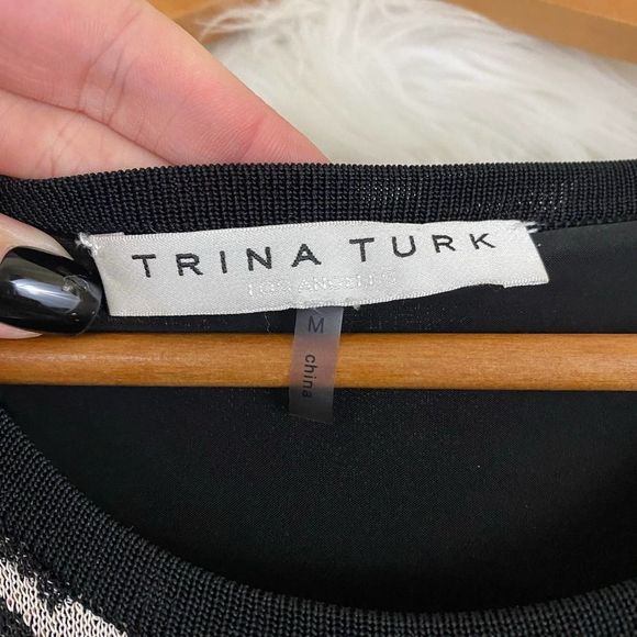 Trina Turk Huxley Leopard Print Fit & Flare Dress - Picture 4 of 8